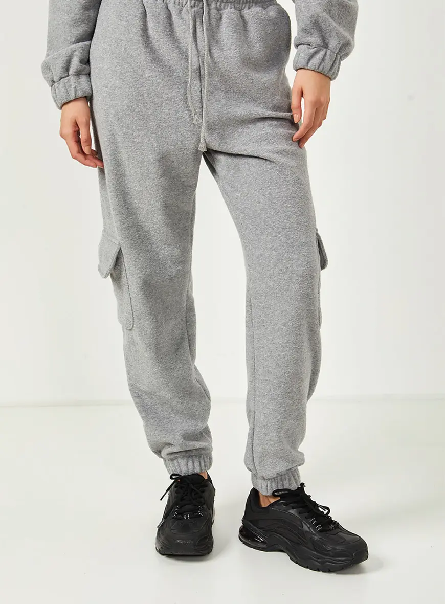 Calça Moletom Clc Cinza 1