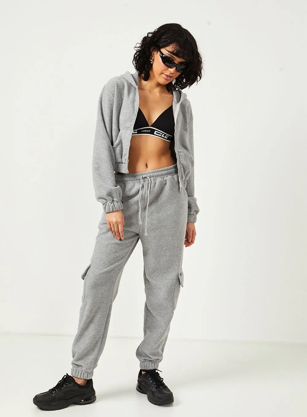 Calça Moletom Clc Cinza 3