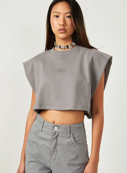 Blusa Moletom Cropped