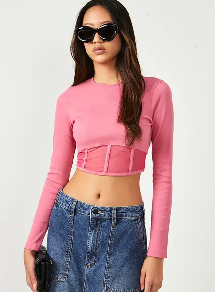Blusa Detalhe Tule