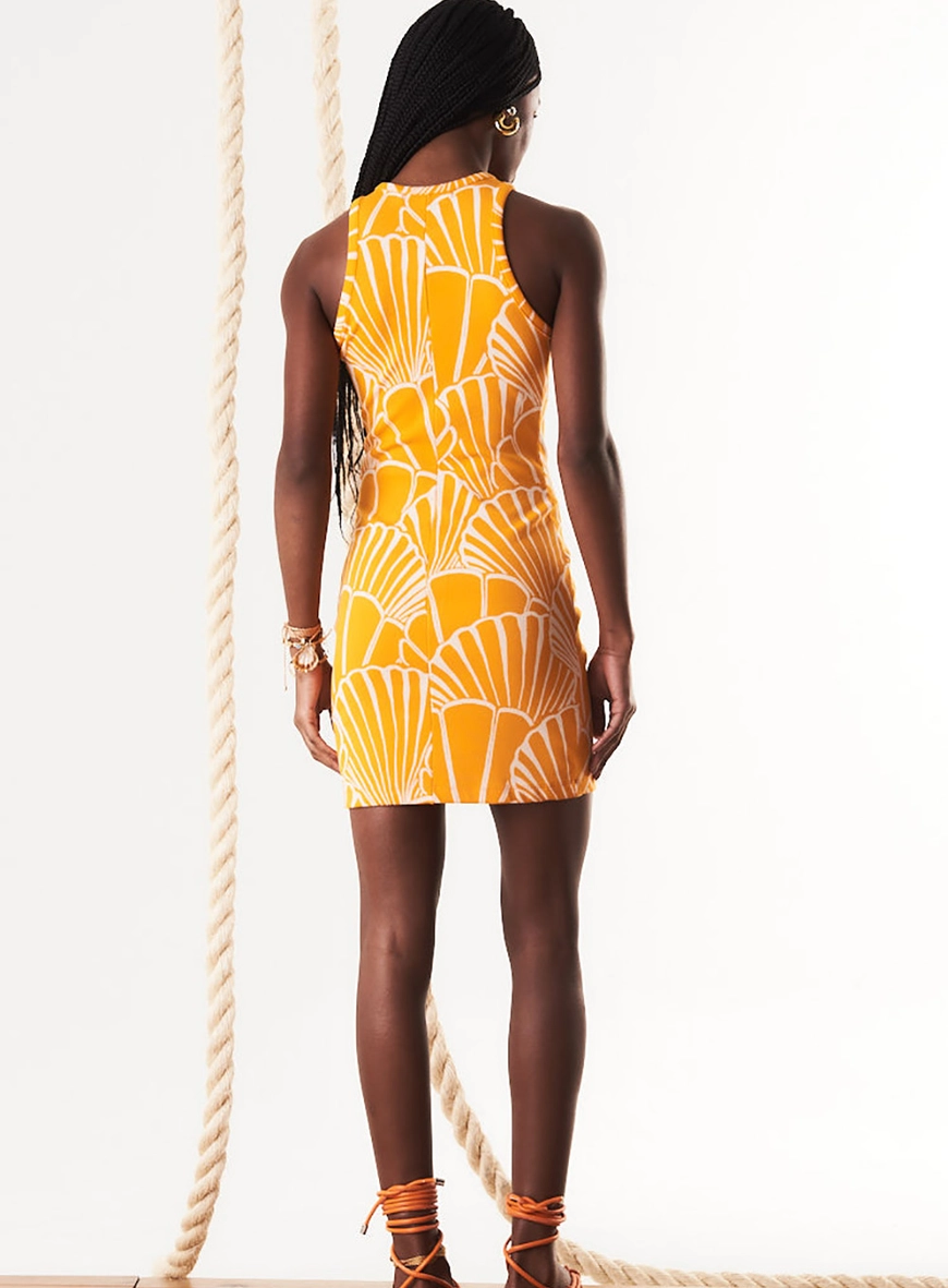 Vestido Slim Búzios Halter Estampados 3
