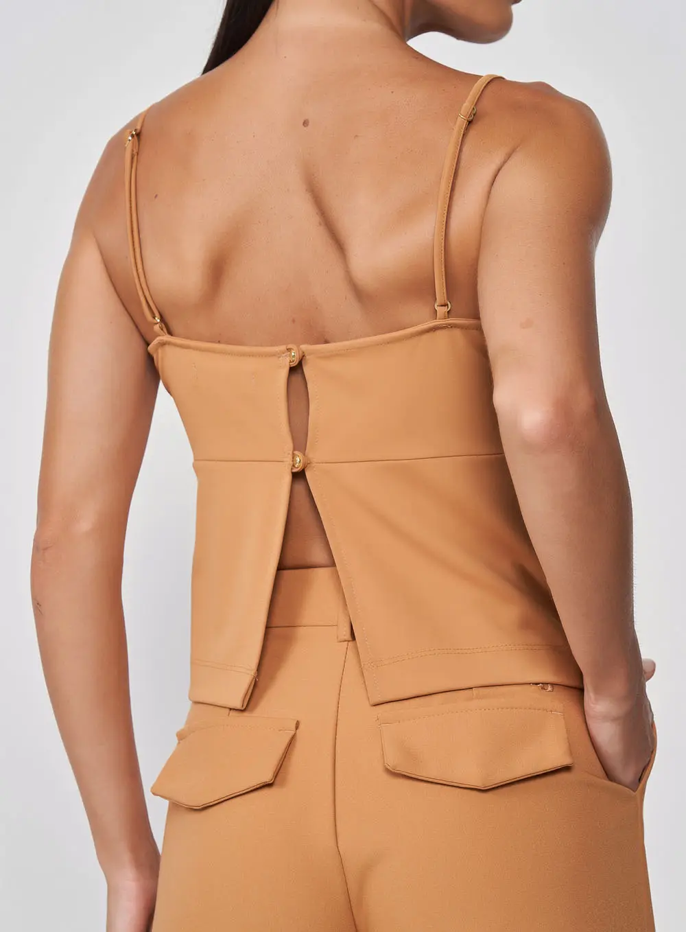 Blusa Comfort Reto Bege