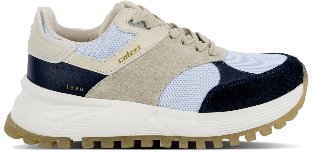 Tenis Unissex Colcci C| Plural Giant Bege / Marinho