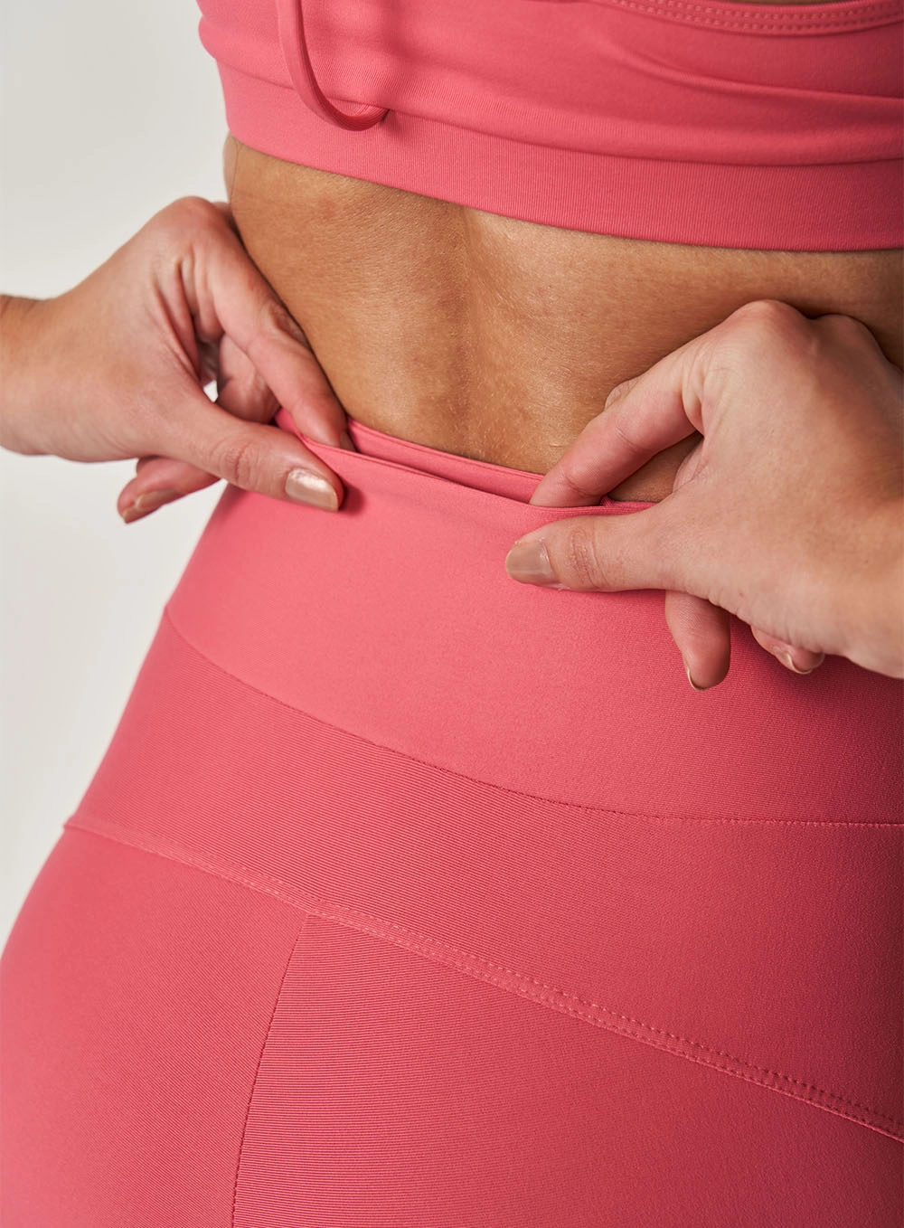 Bermuda Slim Cintura Alta Rosa
