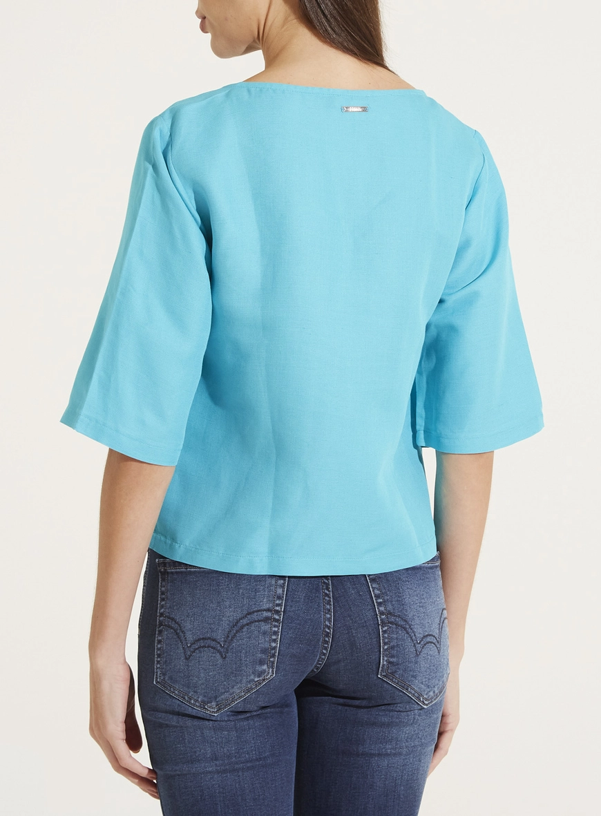 Blusa Linho Verde
