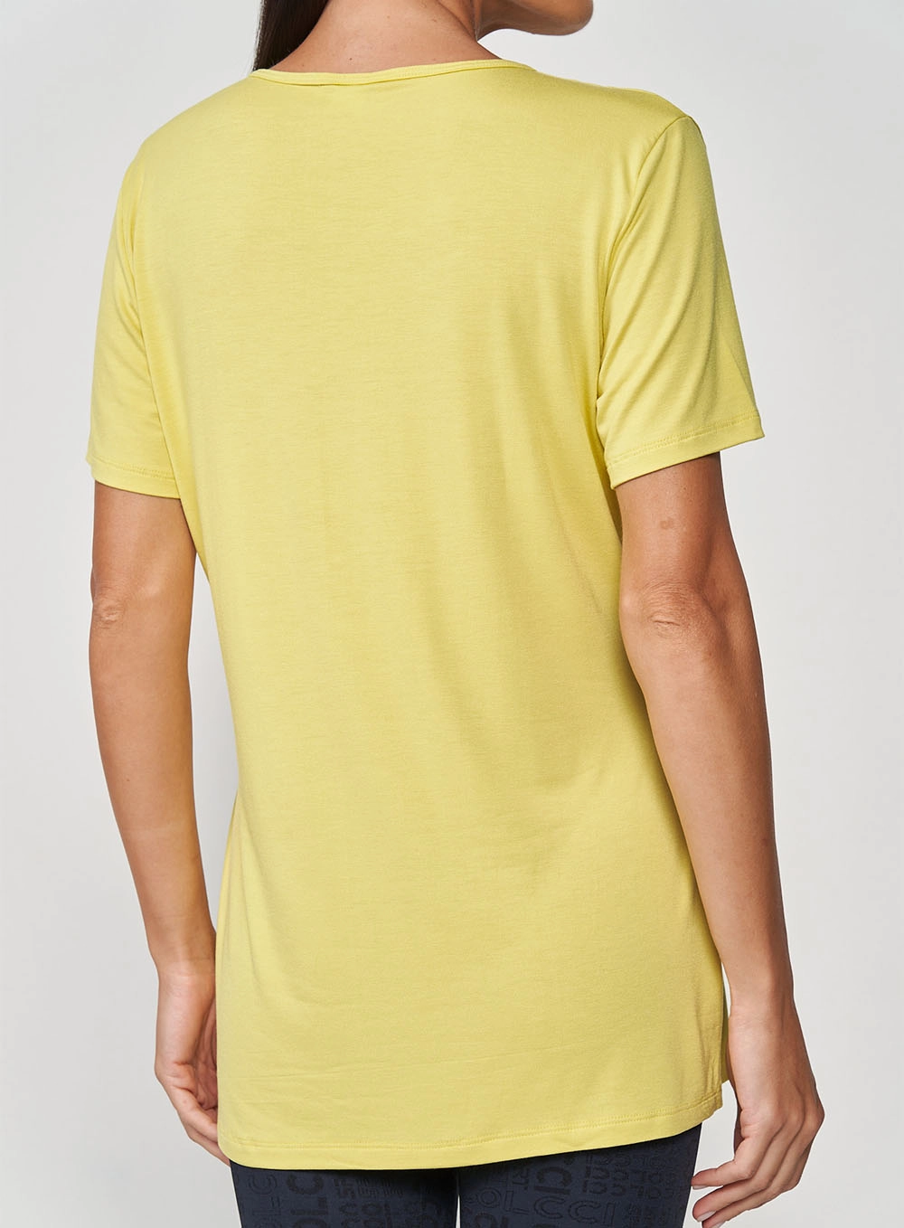 Camiseta Comfort Solta Amarelo