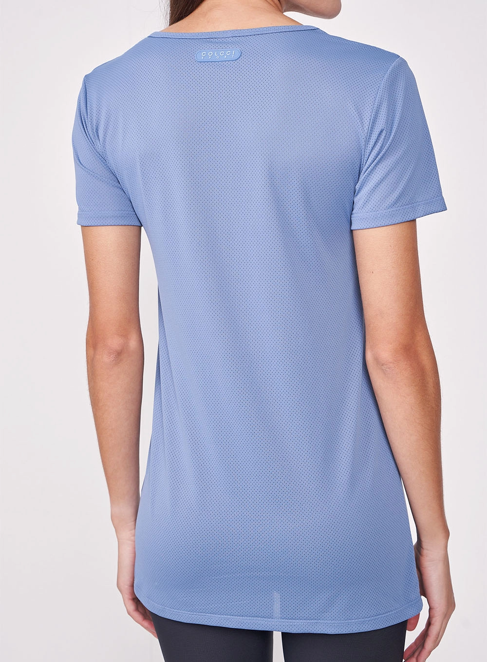 Camiseta Manga Curta Azul