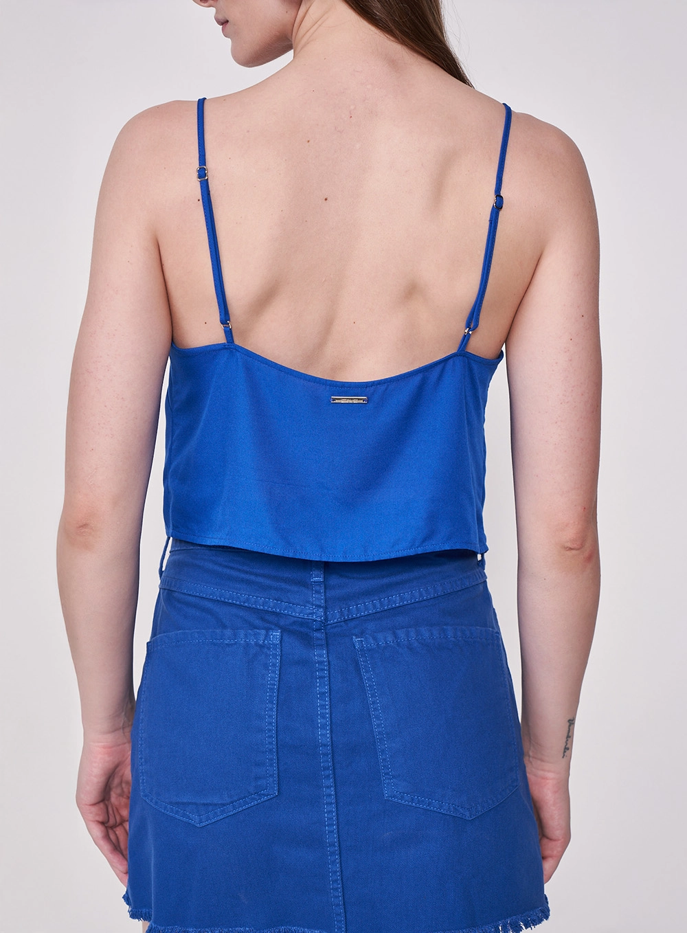 Blusa Romantic Solta Azul 2