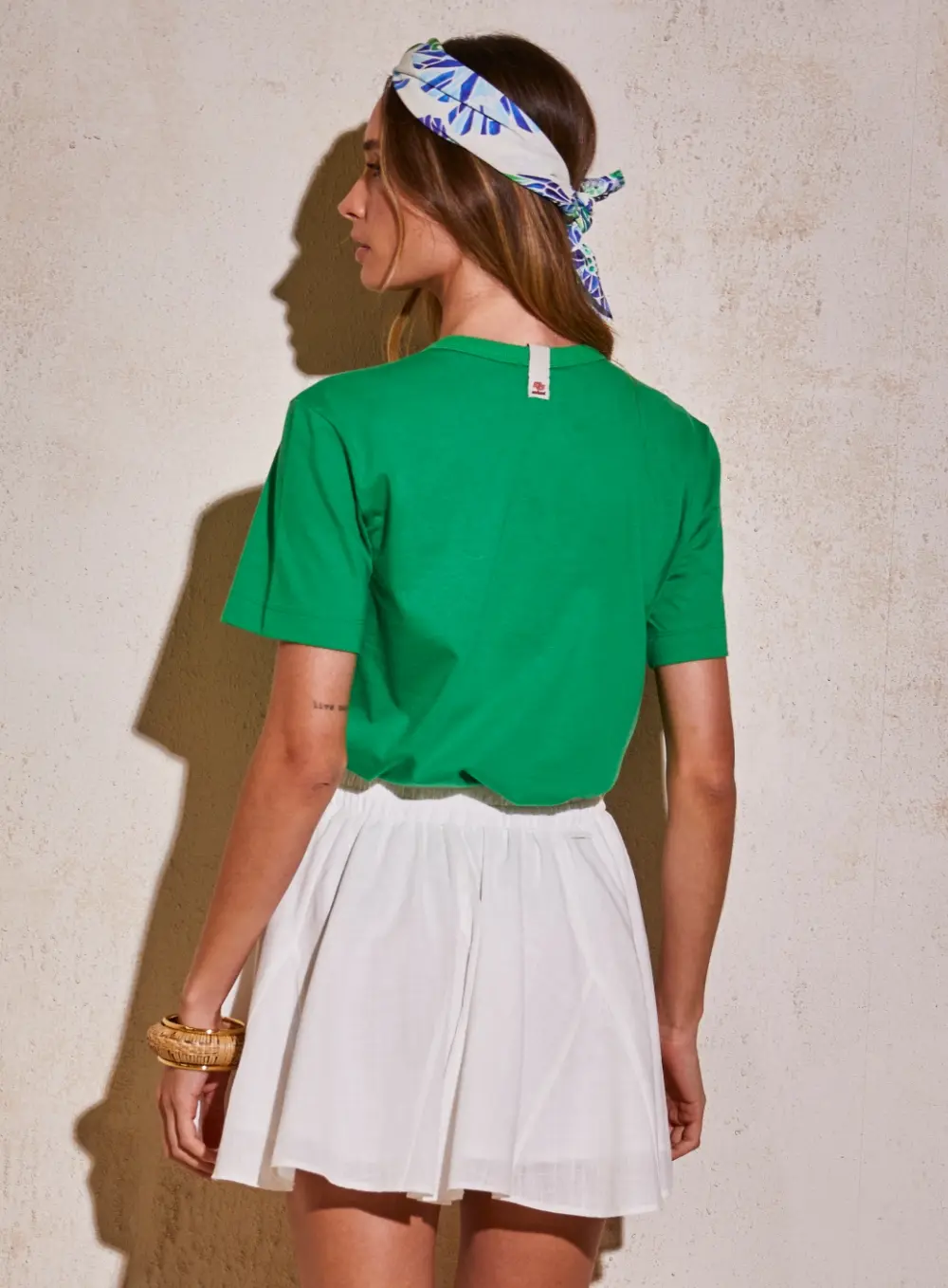 Camiseta Estampada Gingado Verde Esmeralda