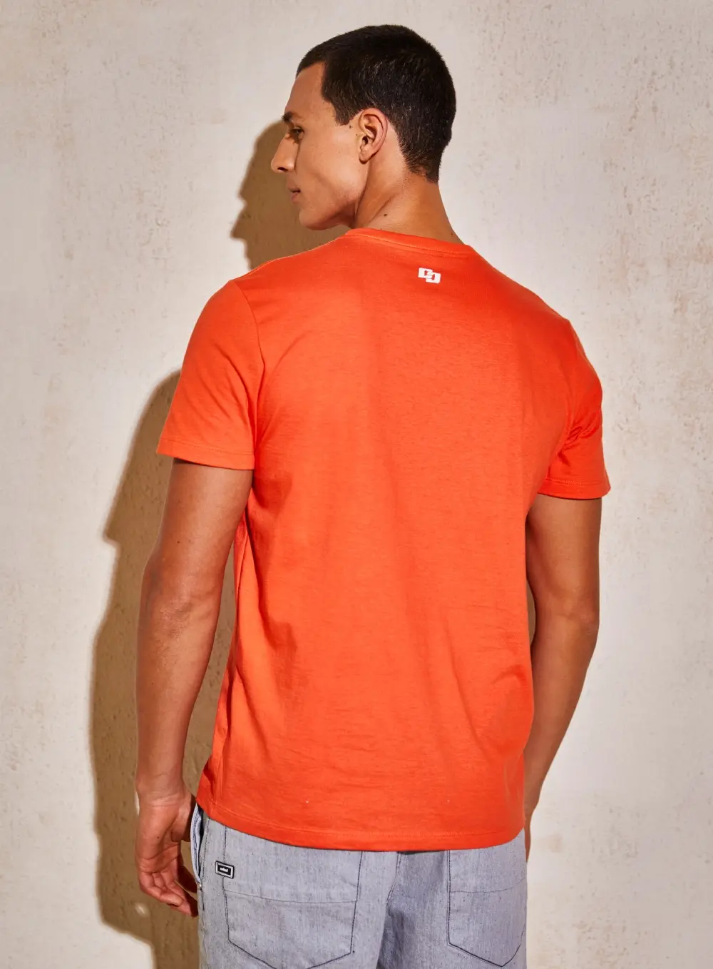 Camiseta Estampada Voyage Laranja