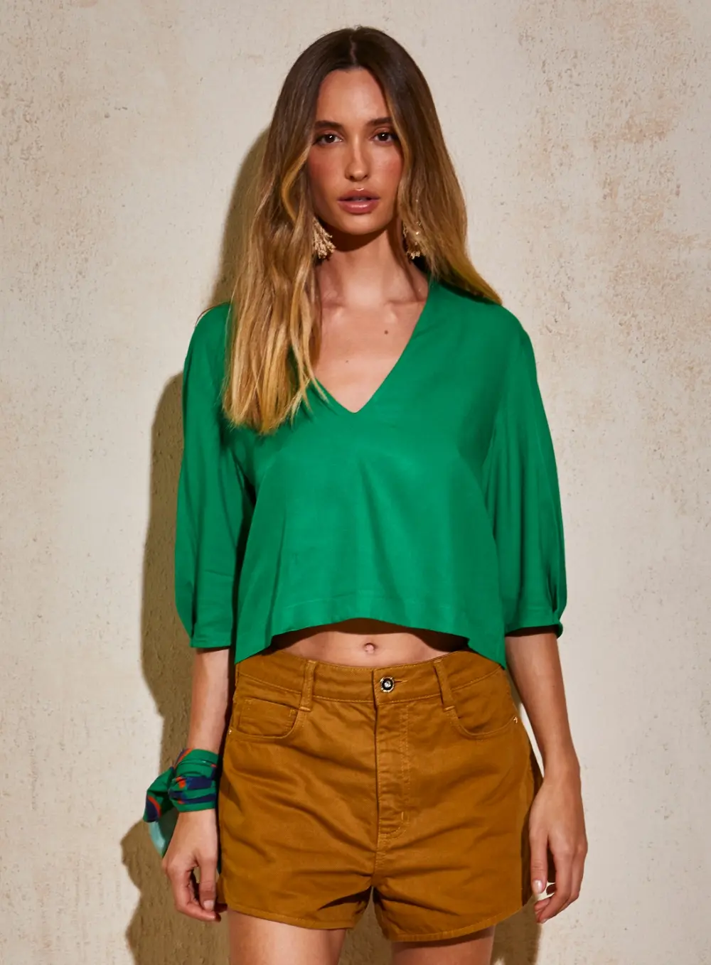 Blusa Emerald Green Verde Esmeralda