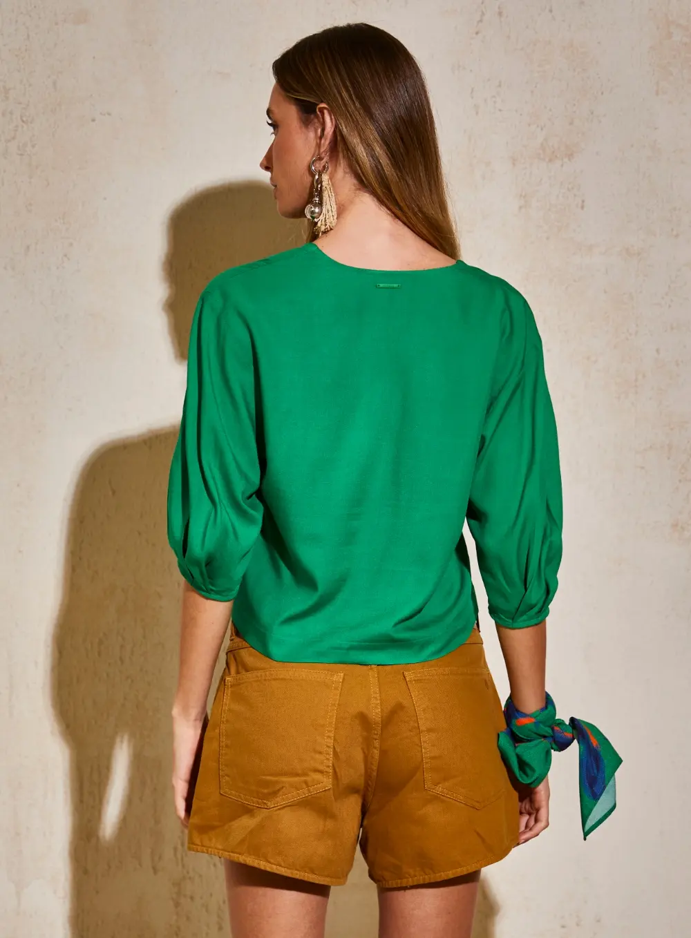 Blusa Emerald Green Verde Esmeralda