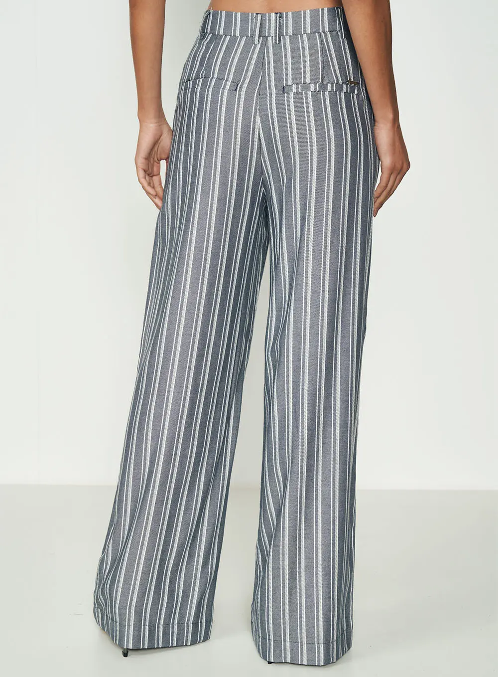 Calça Pantalona Stripe Estampados