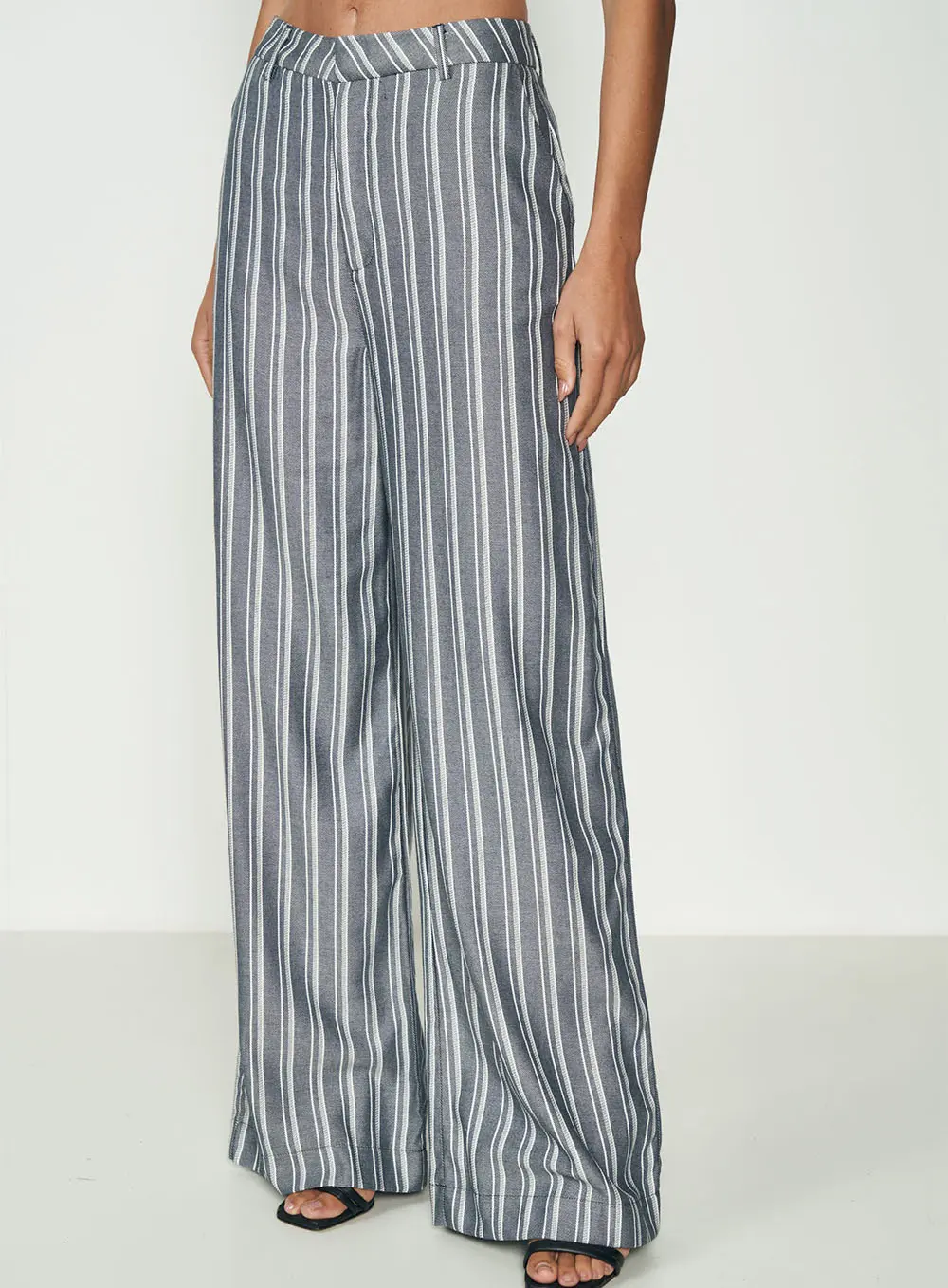 Calça Pantalona Stripe Estampados
