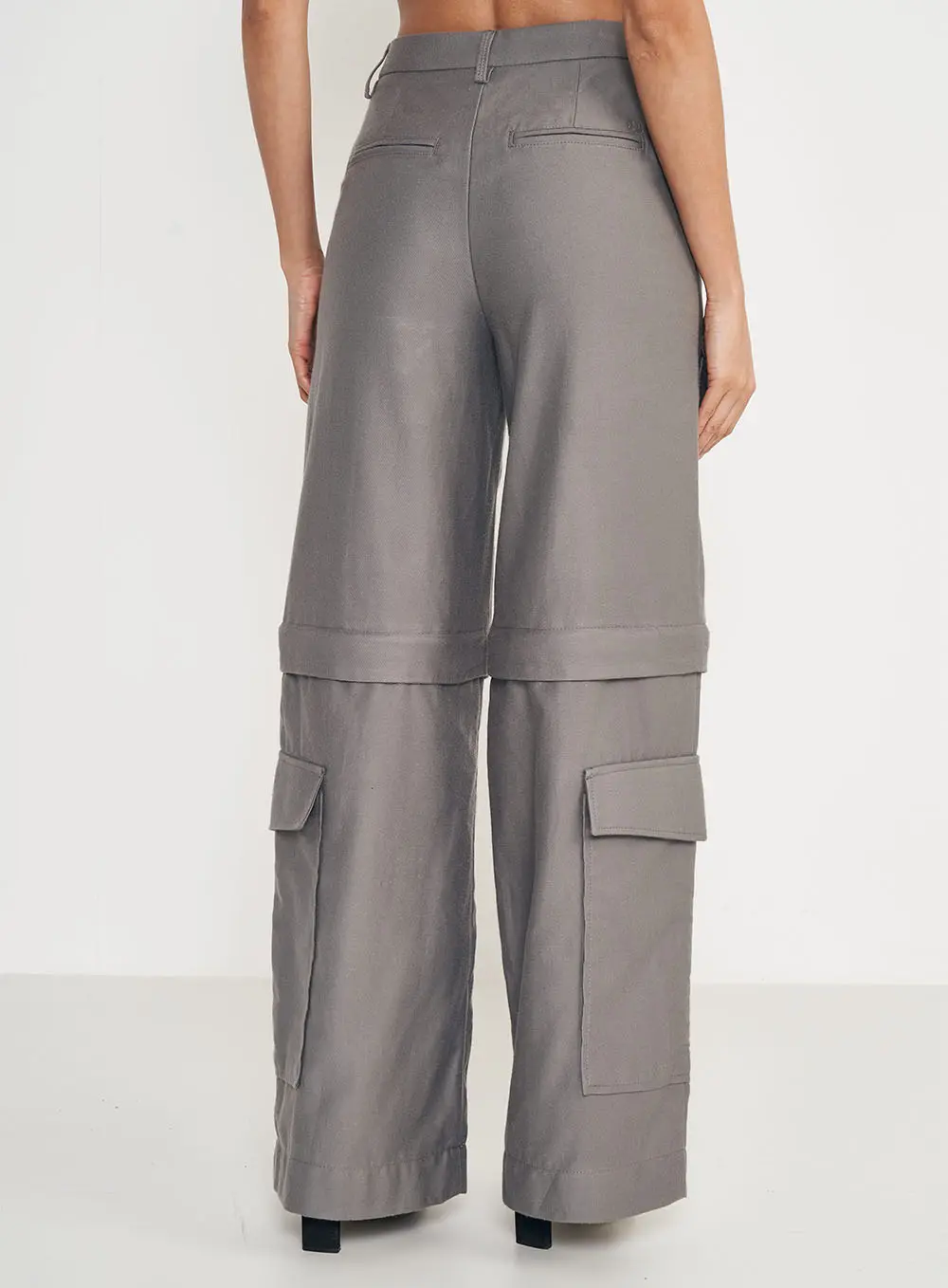 Calça Utility Layered Cinza