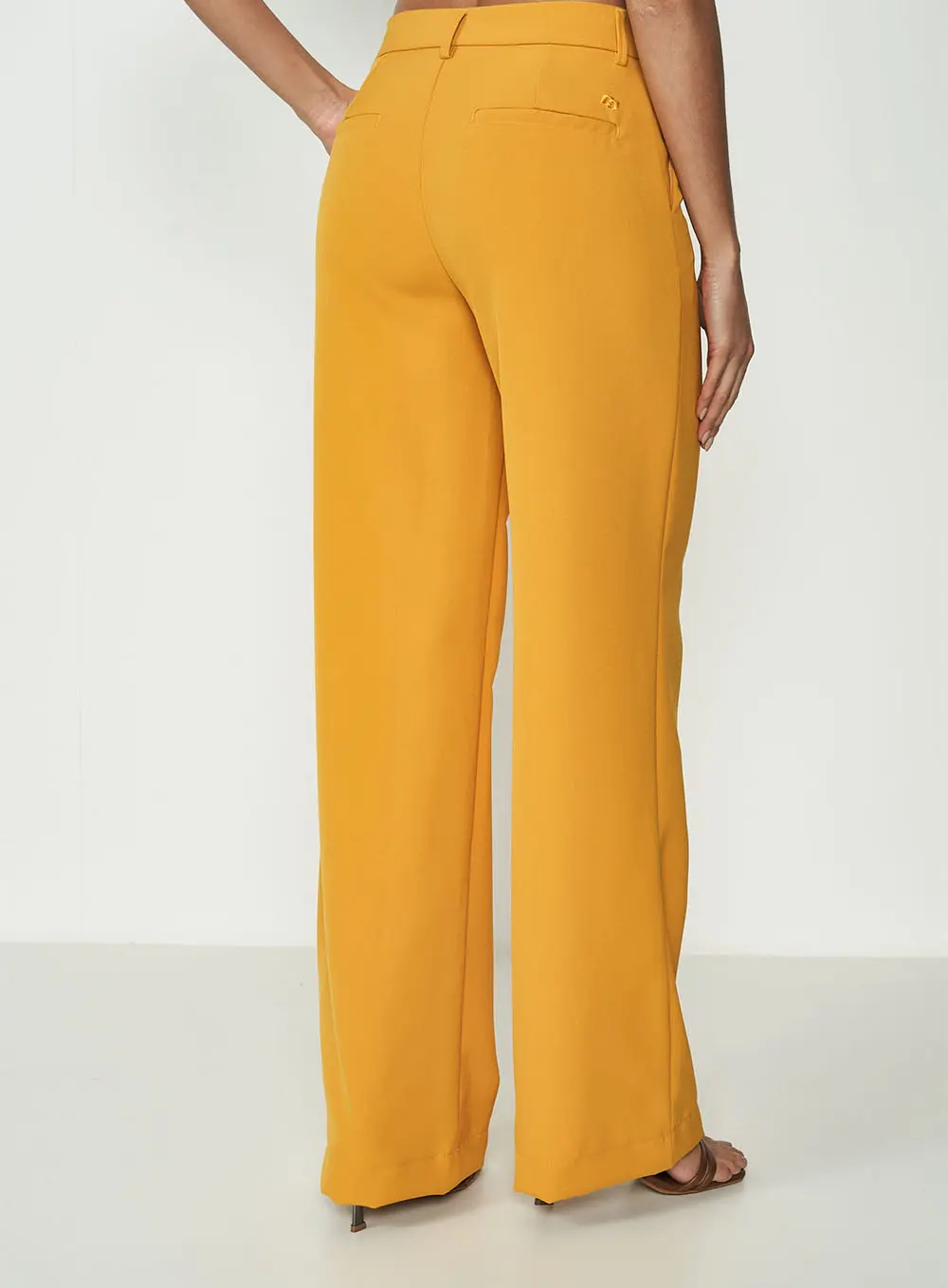 Calça Alfaiataria Jade Amarelo Sunray