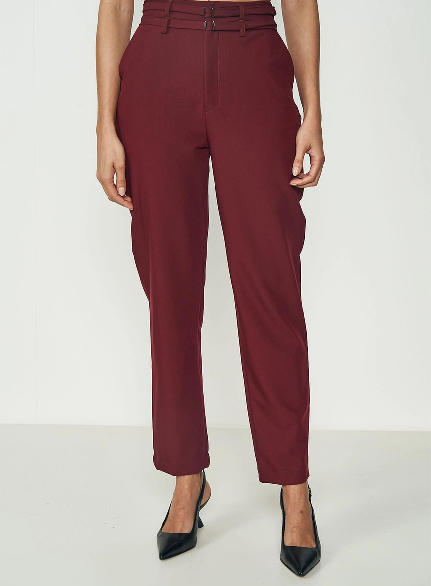 Calça Feminina Alfaiataria Reta  Joana