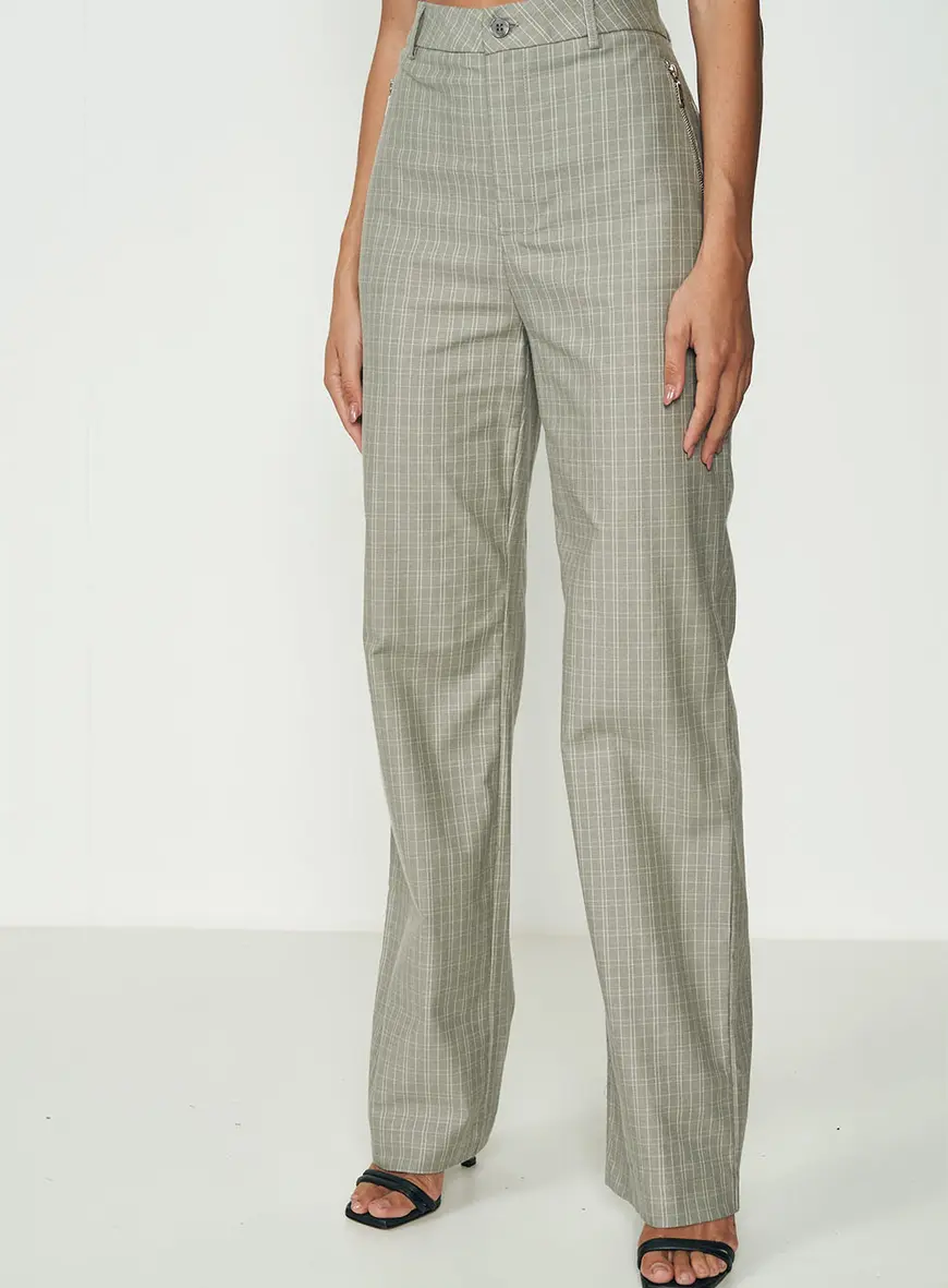 Calça Tailored Check