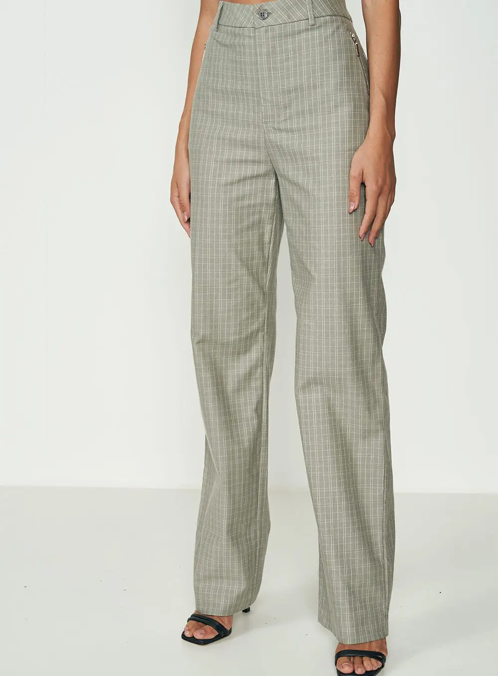 Calça Tailored Check Estampados