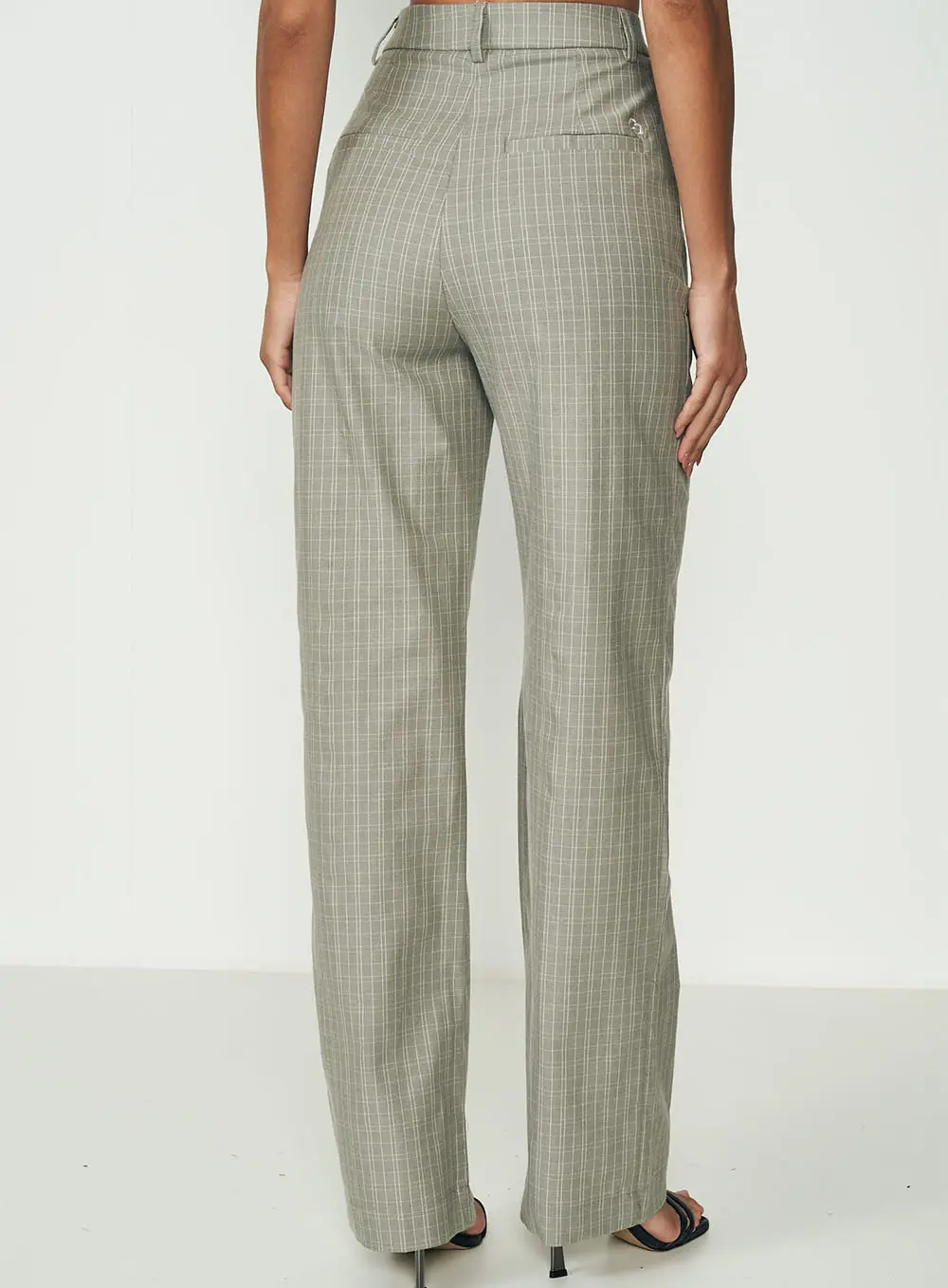 Calça Tailored Check Estampados