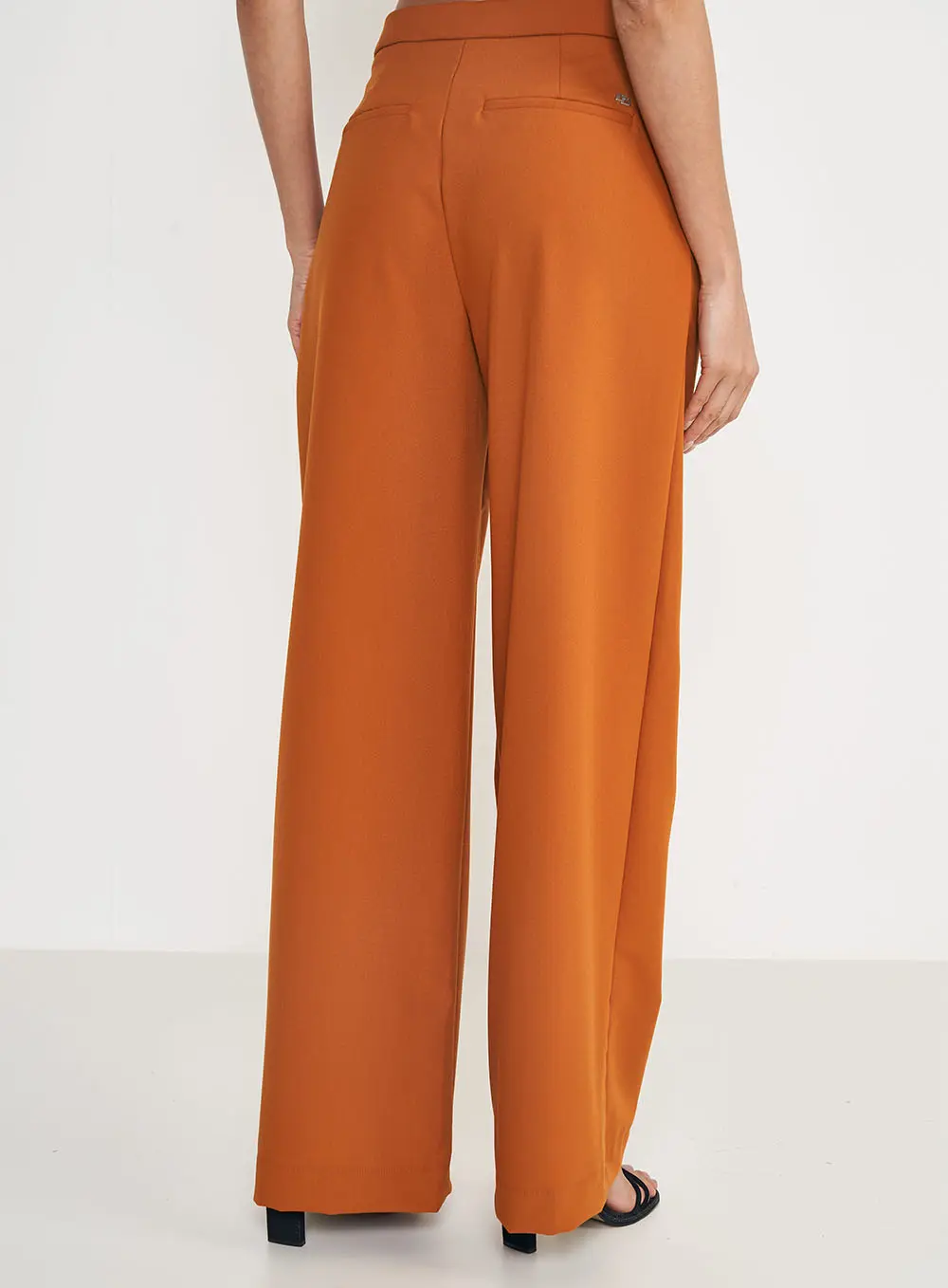Calça Pleat Pant Amarelo Pumpkin