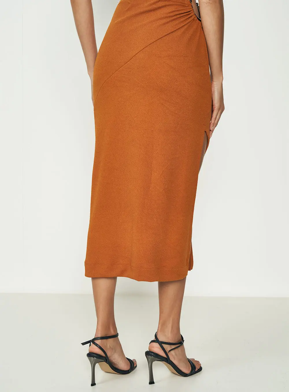 Saia Comfort Com Transpasse Amarelo Pumpkin