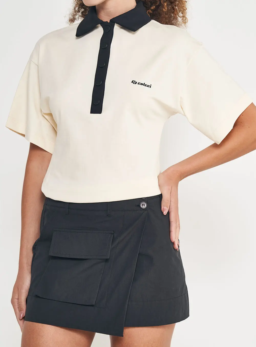 Blusa Feminina Classic Gola Polo Bege