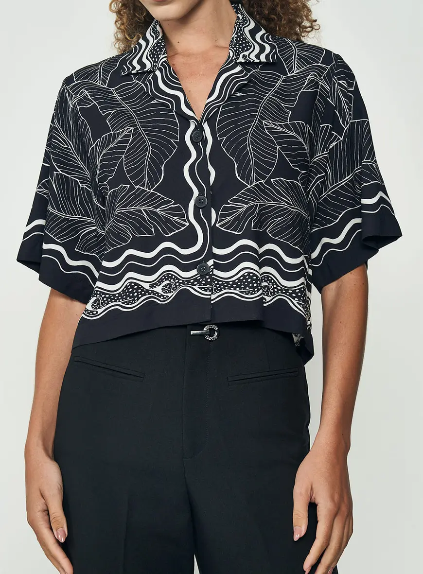 Camisa Feminina Estampada Boy