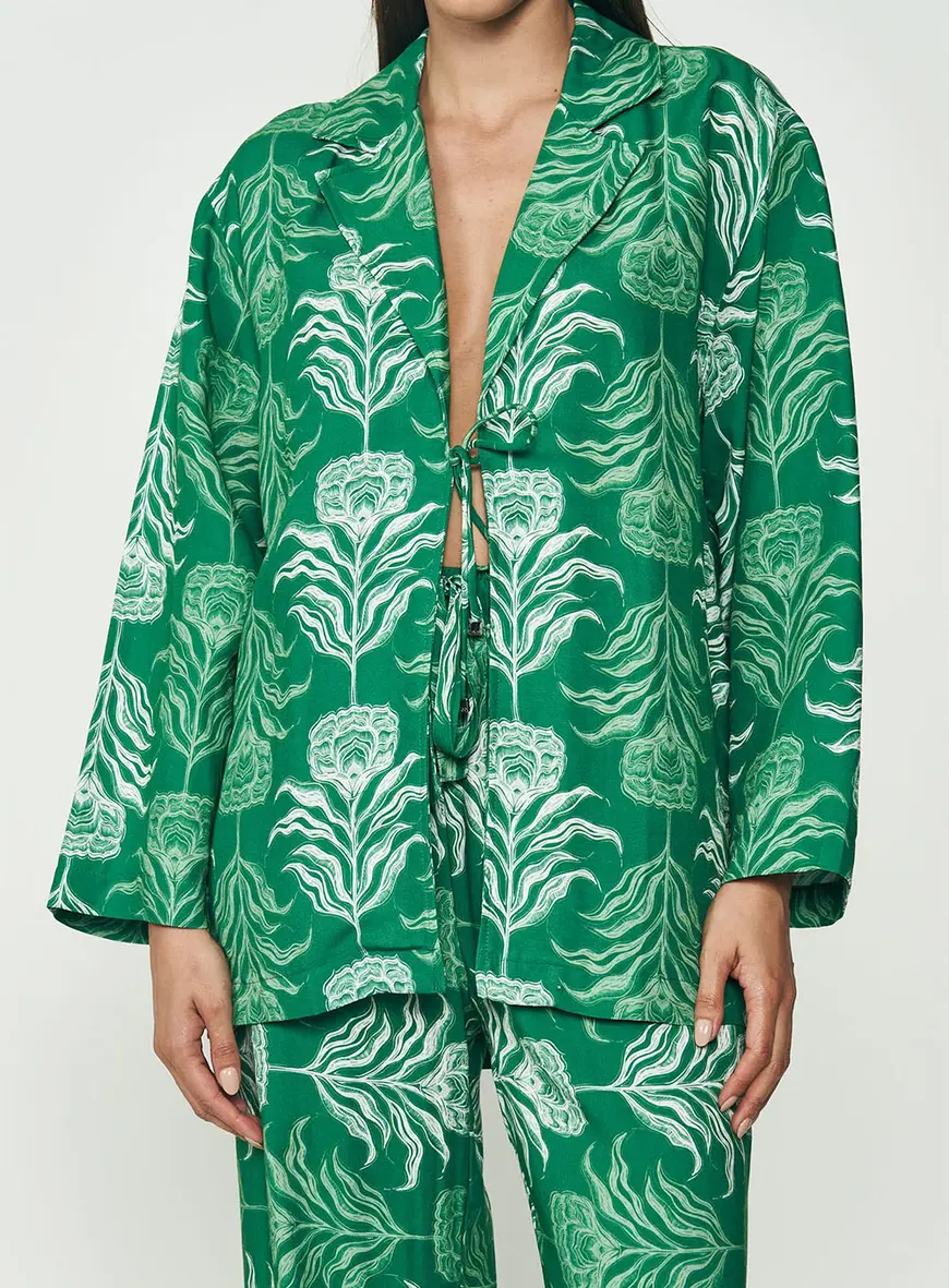 Camisa Verde Jardim Escondido