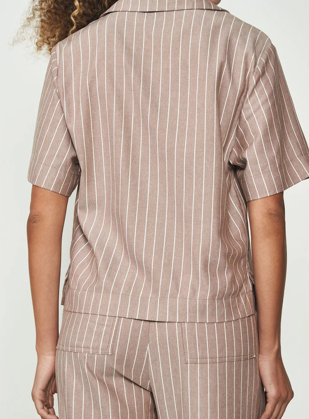 Camisa Listrada Alfaiataria Estampados