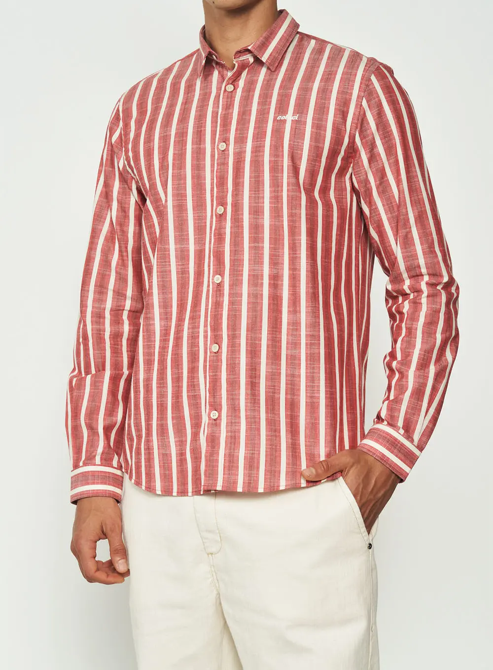 Camisa Striped Sunset Estampados