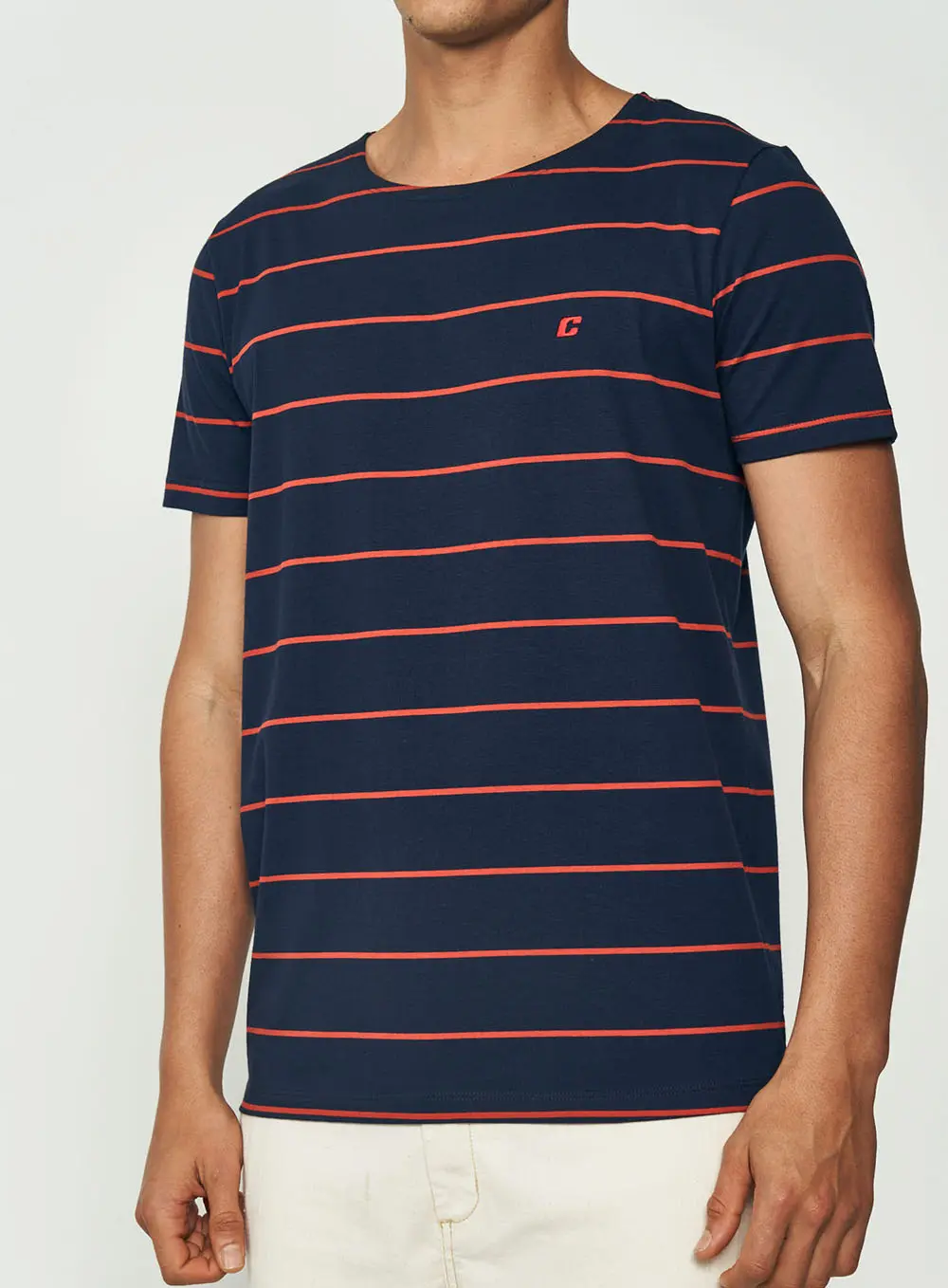 Camiseta Listrada Náutica Estampados