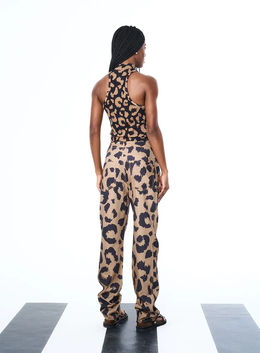 Calça Sarja Animal Print Estampados 4
