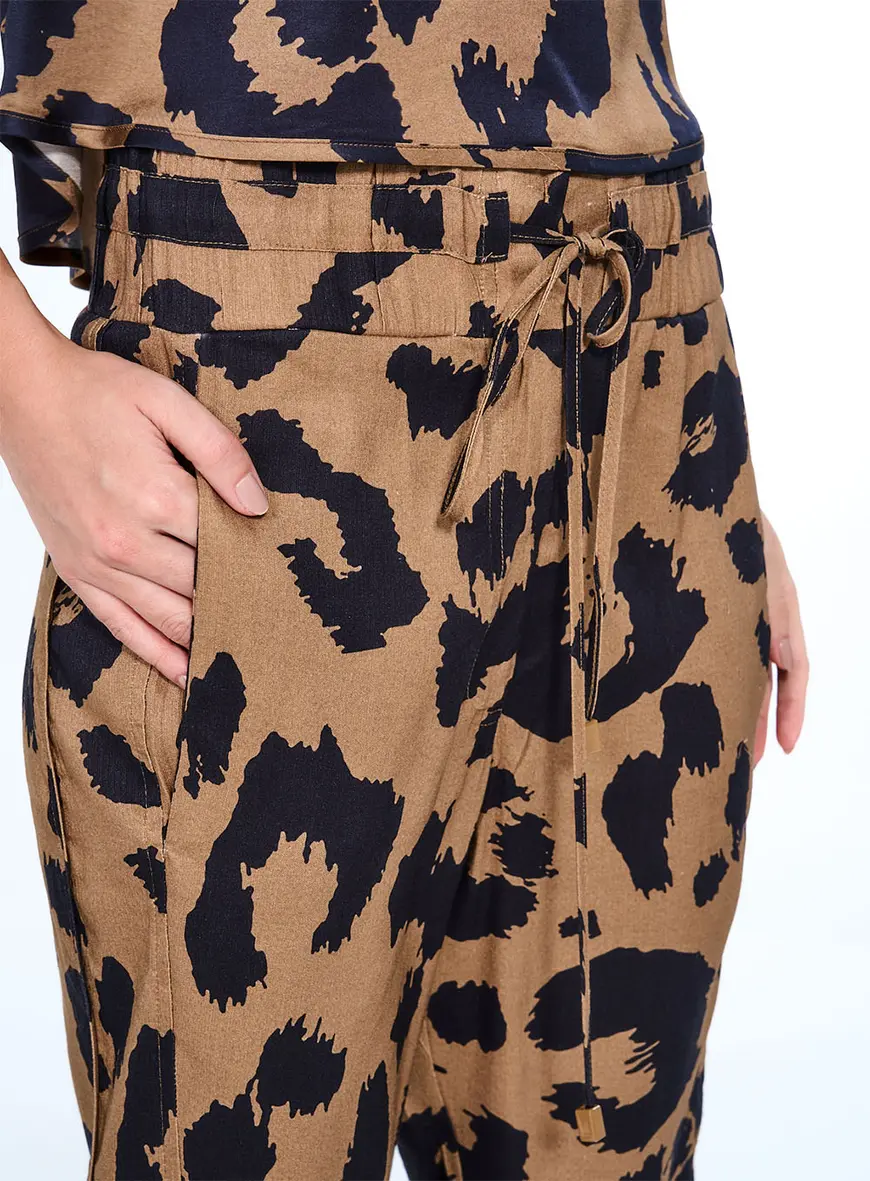 Calça Onça Com Amarração Estampados 3