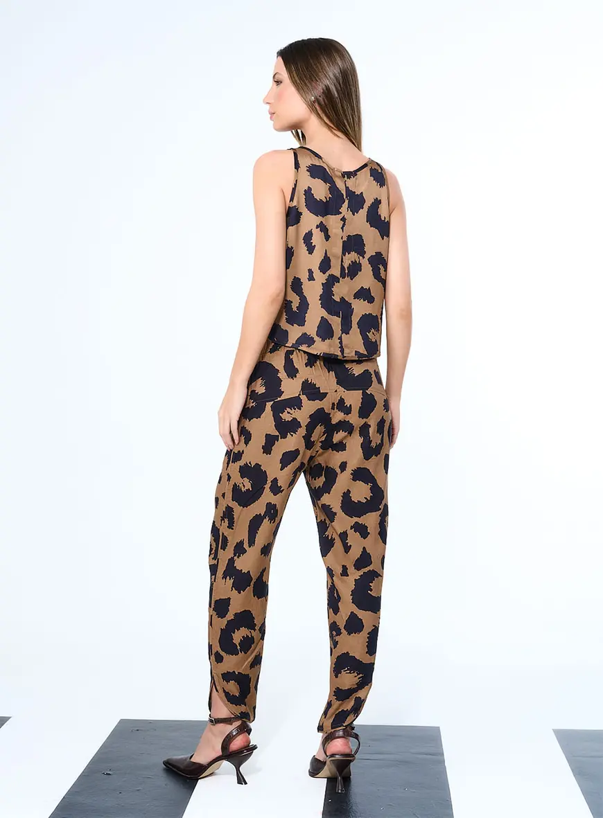 Calça Onça Com Amarração Estampados 4