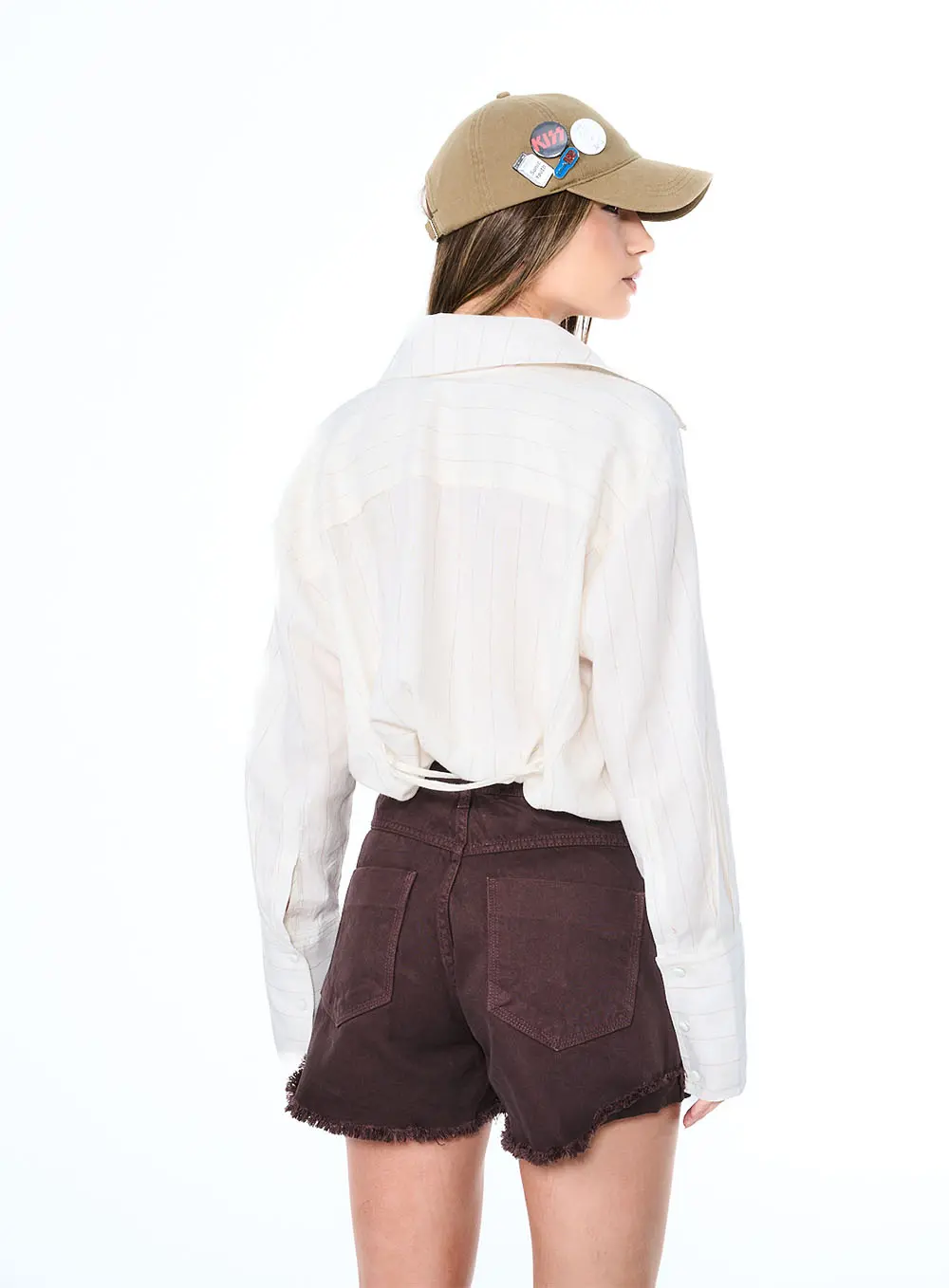 Short Sarja Mia Marrom 4