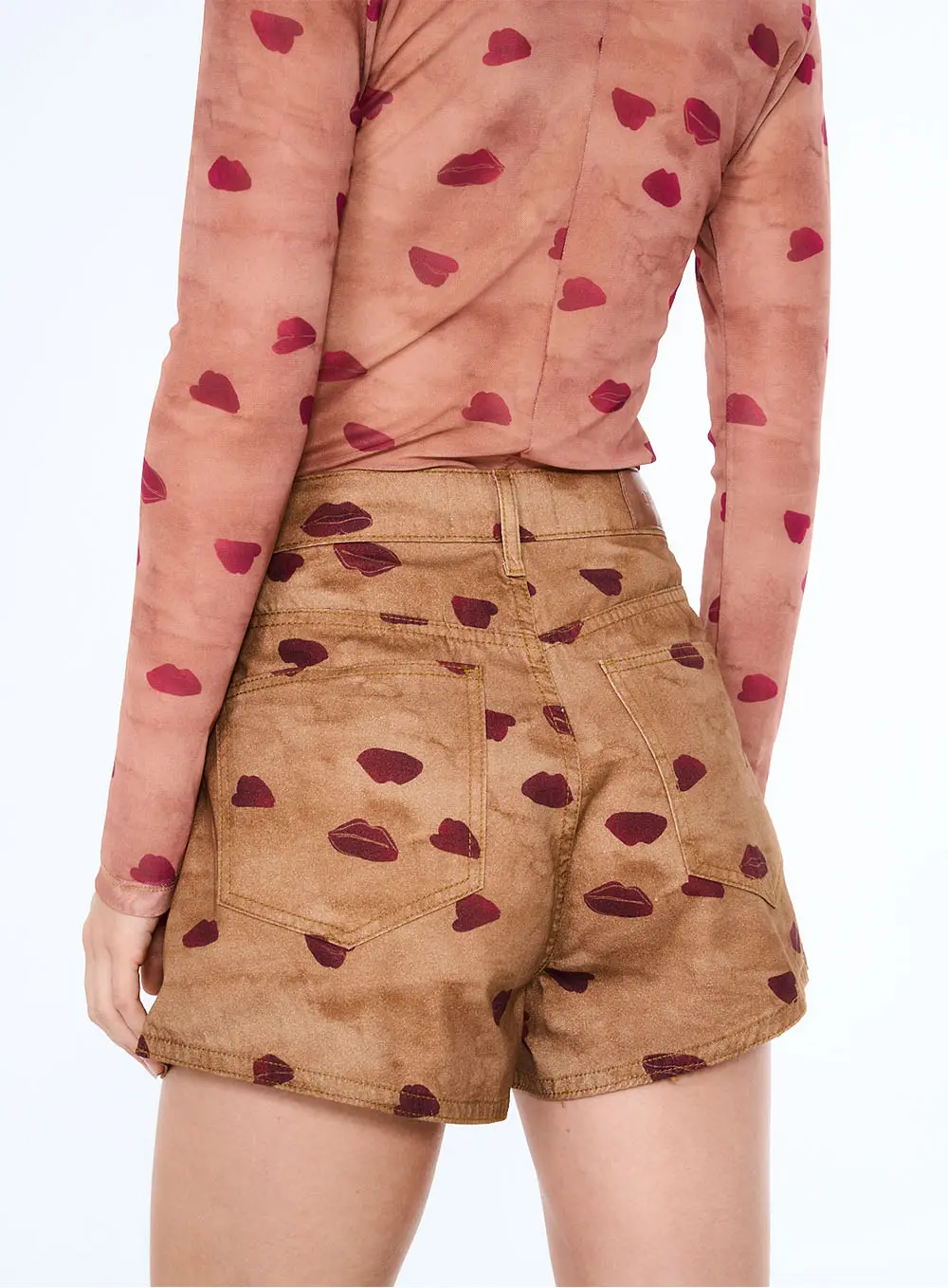 Short Sarja Mia Estampado Estampados 4