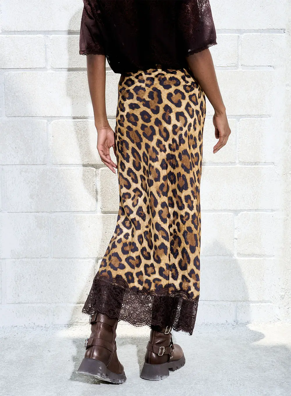 Saia Midi Jacquard Estampada Estampa 3