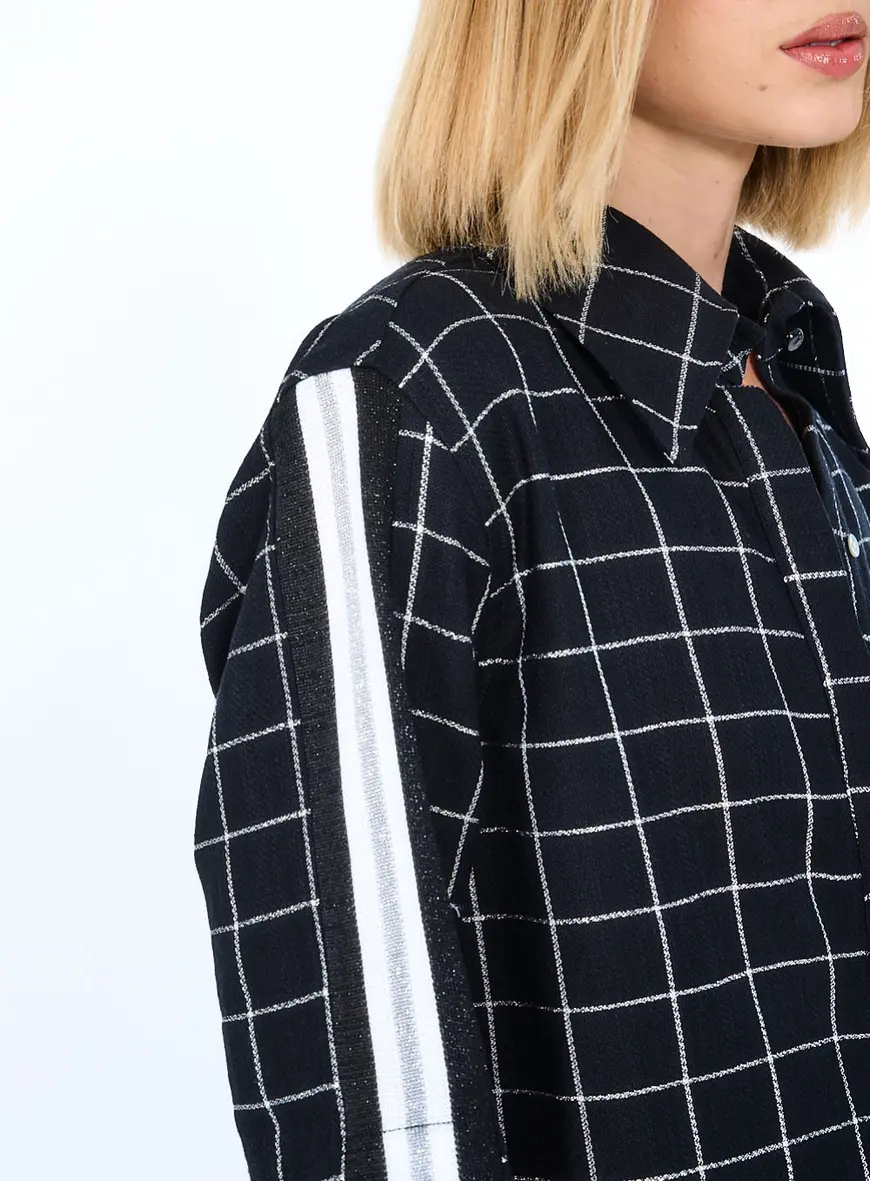 Camisa Linho Xadrez Estampados 3