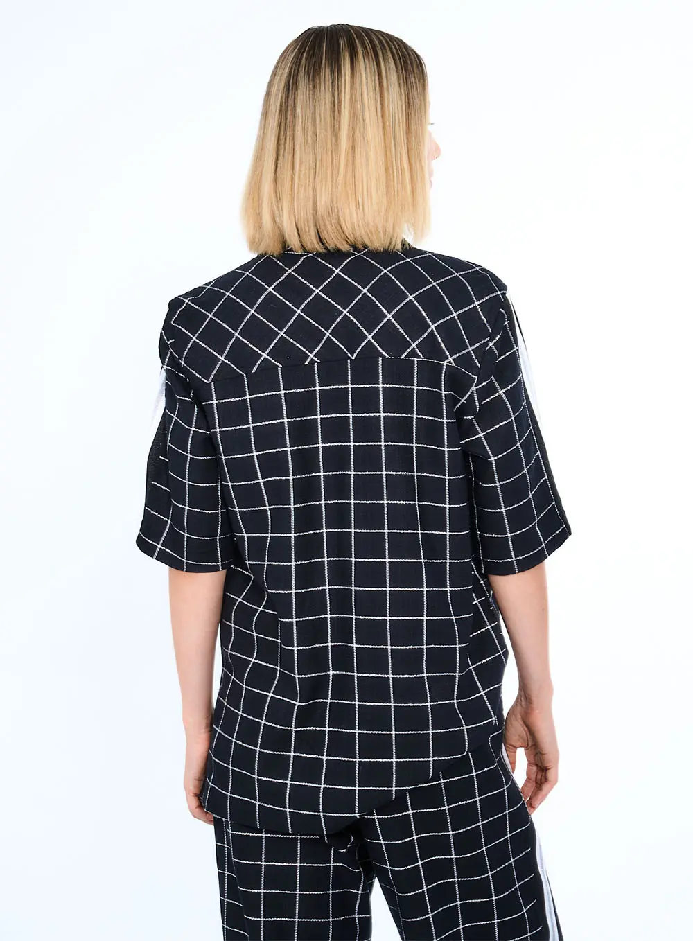 Camisa Linho Xadrez Estampados 4