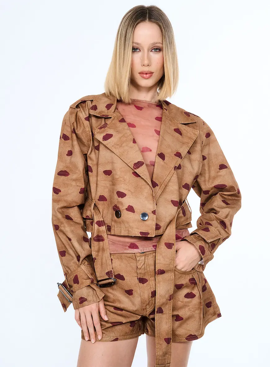 Jaqueta Sarja Estampada Estampados 5