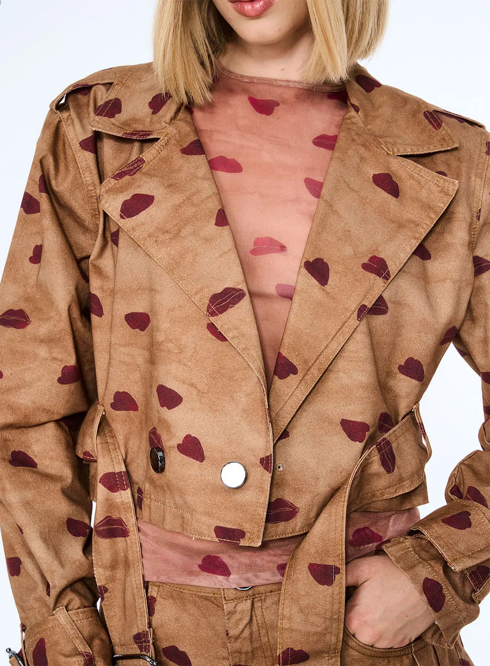 Jaqueta Sarja Estampada Estampados 3
