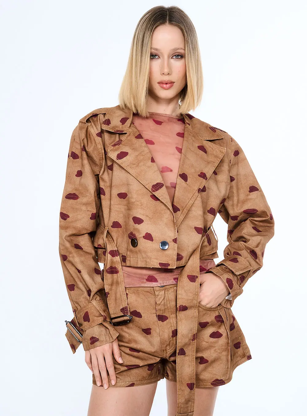 Jaqueta Sarja Estampada Estampados 5