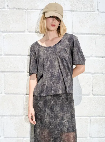 Camiseta Oversized Estampada