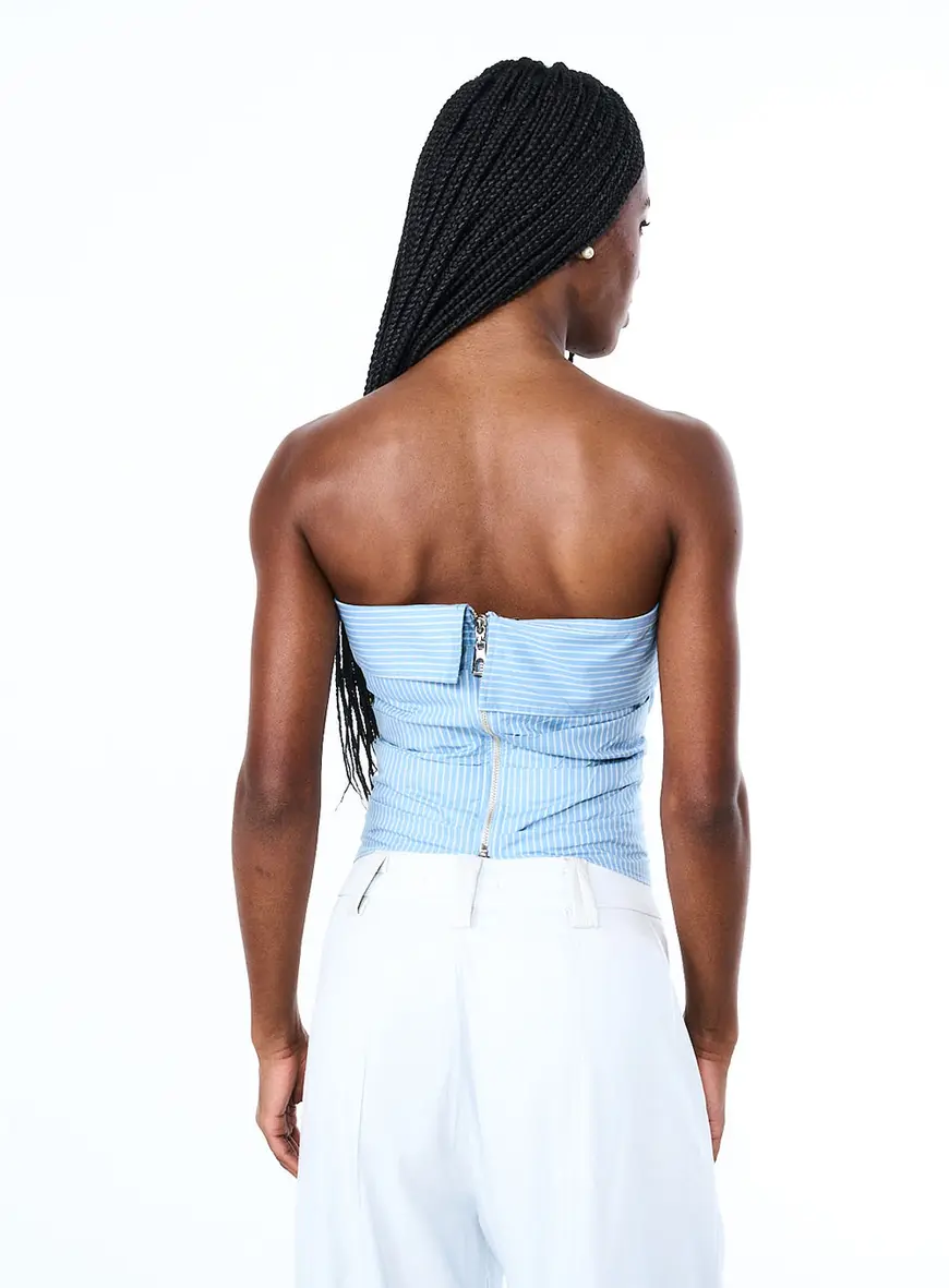 Blusa Listrada Azul 3