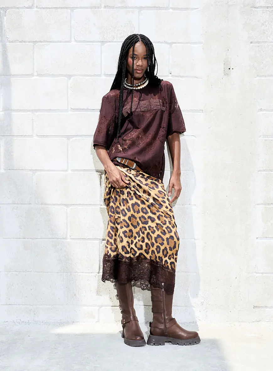 Blusa Renda Marrom Marrom 1