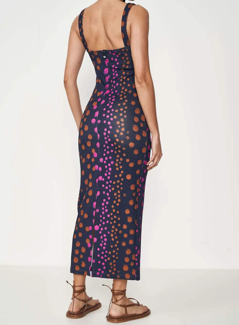 Vestido Midi Bolinhas Estampados