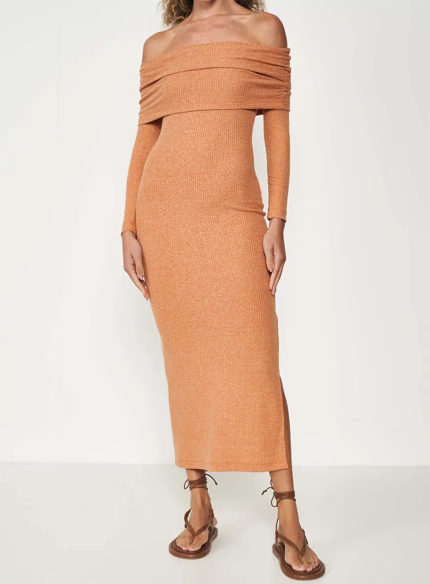 Vestido Harmonie Ambrée