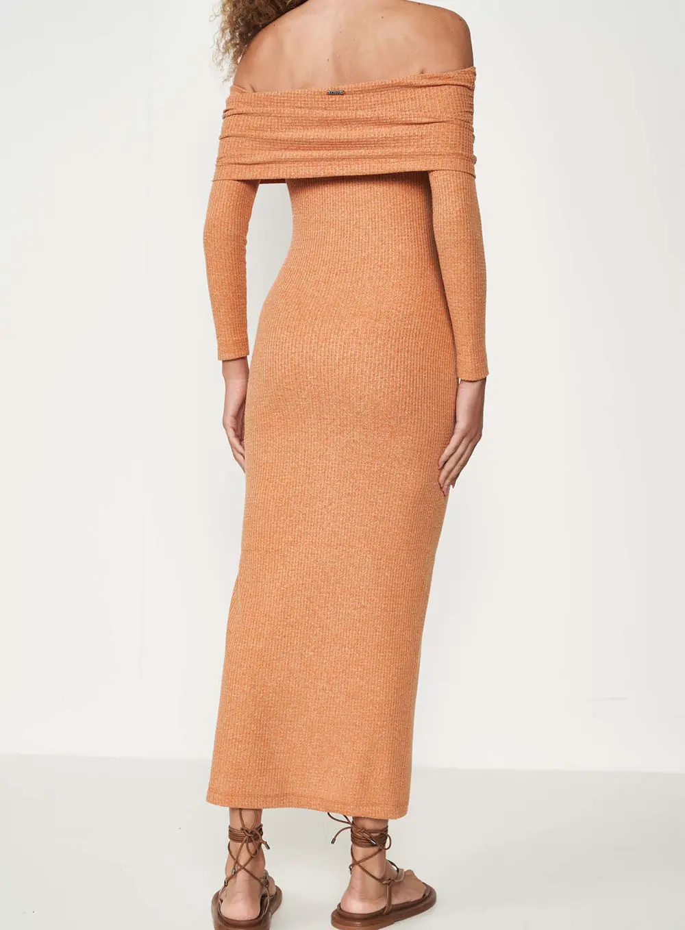 Vestido Harmonie Ambrée Laranja