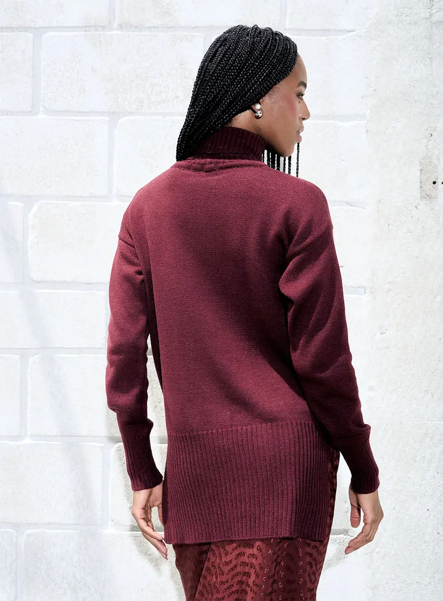 Blusa Tricô Bordo 2